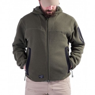 100% Поліестерний Флісовий светр із капюшоном щільністю 140г / м, із натуральною. . фото 8