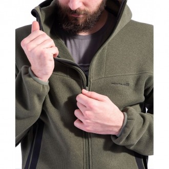 100% Поліестерний Флісовий светр із капюшоном щільністю 140г / м, із натуральною. . фото 9
