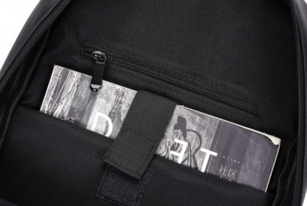Женский городской большой рюкзак черный, стильный и модный рюкзачок для девушек . . фото 10