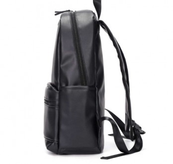 Женский городской большой рюкзак черный, стильный и модный рюкзачок для девушек . . фото 5