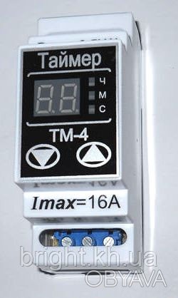 
Таймер цифрового ТМ-4 на DIN рейку 16 А (8 програм) 
Розмір часу DigiCop на 16 . . фото 1