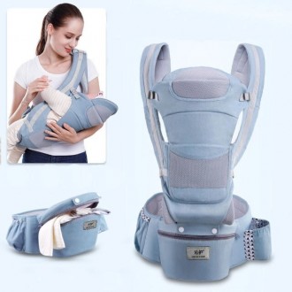 Хипсит, Эрго-рюкзак, кенгуру переноска Baby Carrier 6 в 1 Голубой (n-891). Київ. фото 1 Хипсит, Эрго-рюкзак, кенгуру переноска Baby Carrier 6 в 1 Голубой (n-891). Київ. фото 1