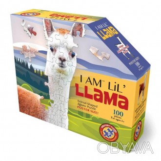 Пазл I am Лама — фигурный пазл, отличный подарок для развития малыша. Проведите . . фото 1