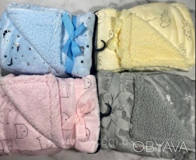 Плед-одеялко овчинка
Плед продается оптом - цвета микс (разные цвета), конкретны. . фото 1