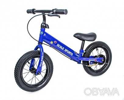 Велобег Scale Sports. Синий (надувные колёса)Велобег Scale Sports - это одна из . . фото 1