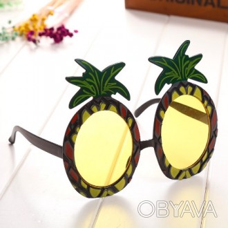 
Гавайські вечірні сонцезахисні окуляри –це окуляри в фруктової формі ананаса. І. . фото 1