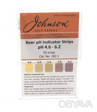 Индикаторные полоски JTP Beer pH Indicator Strips – удобный способ для самостоят. . фото 1