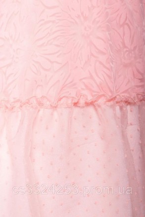 Романтичное платье трапецевидного силуэта из легкой прозрачной ткани. Длина плат. . фото 5