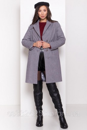 Стильное пальто модели "Вива" станет отличным дополнением вашего стиля. Оптималь. . фото 3