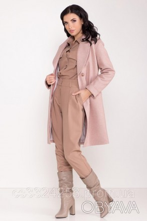 Стильное пальто модели "Вива" станет отличным дополнением вашего стиля. Оптималь. . фото 1