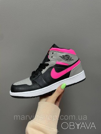 Кроссовки женские черные Nike Air Jordan 1 
Представляем вашему вниманию женские. . фото 1