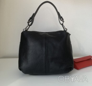 Женская сумка кожаная мягкая черная Pretty Woman - отличный вариант на каждый де. . фото 1