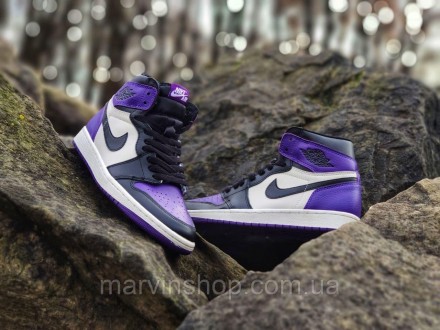 Кроссовки женские фиолетовые-черные Nike Air Jordan 1
Представляем вам женские к. . фото 4