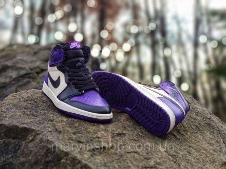 Кроссовки женские фиолетовые-черные Nike Air Jordan 1
Представляем вам женские к. . фото 6