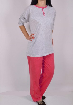 Женская пижама, производство Турция.
Для пошива использовалась мягкая и приятная. . фото 4