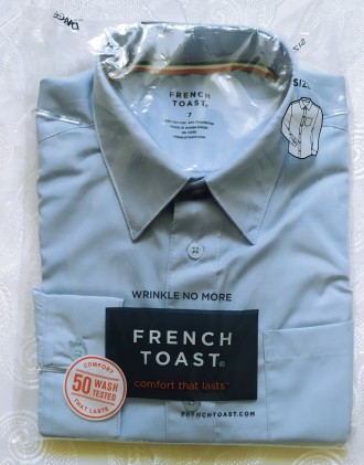 Рубашка.
Привезена из США.
Фирма French Toast 
Размер 7 лет.
Цвет голубой.
. . фото 7
