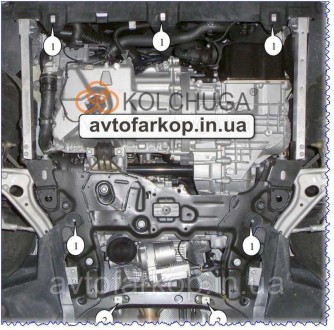 Защита двигателя , КПП и радиатора для автомобиля:
Mercedes-Benz CLA 200 C117 (2. . фото 5