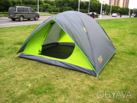 Палатка четырехместная 1018-4 GreenCamp
– отличный выбор для кемпингового отдыха. . фото 1