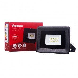 Світлодіодний прожектор Vestum 10W 900Лм 6500K 185-265V IP65 1-VS-3001. Херсон. фото 1 Світлодіодний прожектор Vestum 10W 900Лм 6500K 185-265V IP65 1-VS-3001. Херсон. фото 1