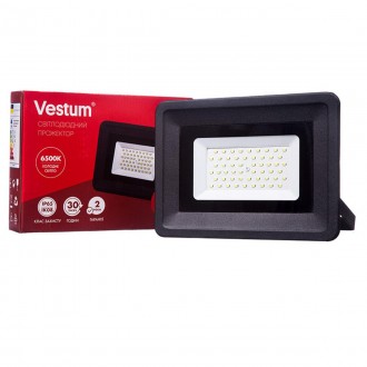 Світлодіодний прожектор Vestum 50W 4300Лм 6500K 185-265V IP65 1-VS-3004. Херсон. фото 1 Світлодіодний прожектор Vestum 50W 4300Лм 6500K 185-265V IP65 1-VS-3004. Херсон. фото 1