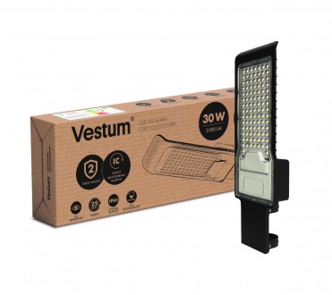 Світлодіодний консольний світильник Vestum 30W 3000Лм 6500K 85-265V IP65 1-VS-9001. Херсон. фото 1 Світлодіодний консольний світильник Vestum 30W 3000Лм 6500K 85-265V IP65 1-VS-9001. Херсон. фото 1