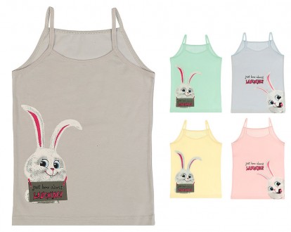 Майка для дівчинки, тонка бретель, DONELLA Акція!. Дніпро. фото 1