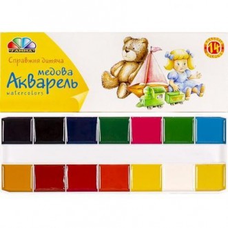 От 3 шт. Акварель 14 цветов "Малята" картон "Гамма" 17*7см 100103/311038 купить . Одесса. фото 1 От 3 шт. Акварель 14 цветов "Малята" картон "Гамма" 17*7см 100103/311038 купить . Одесса. фото 1