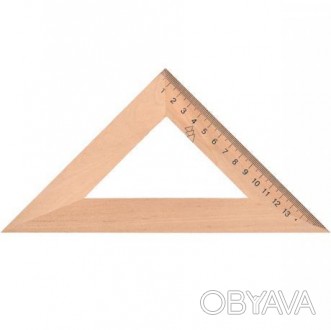 Трикутник дерев'яний 16 см.. . фото 1