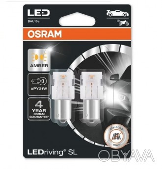 Osram LEDriving SL 7507DYP-02B (PY21W) являются высококачественными лед лампами . . фото 1