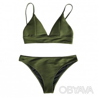 Раздельный женский купальник CUPSHE бикини зеленый
Замечательный купальник отлич. . фото 1
