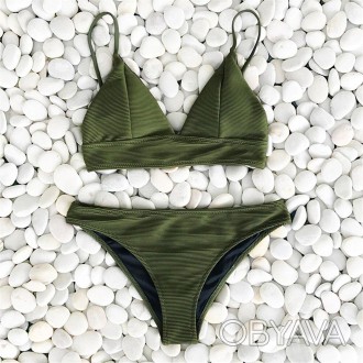 Раздельный женский купальник CUPSHE бикини зеленый
Замечательный купальник отлич. . фото 1