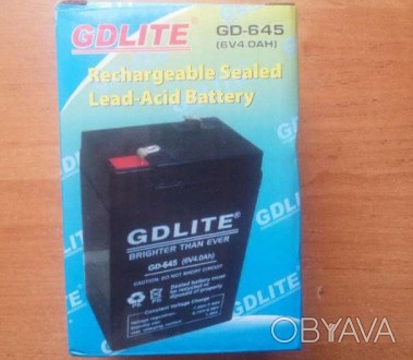 Аккумулятор GDLITE-GD-645 6V 4.0Ah - это основной или дополнительный, (переносно. . фото 1