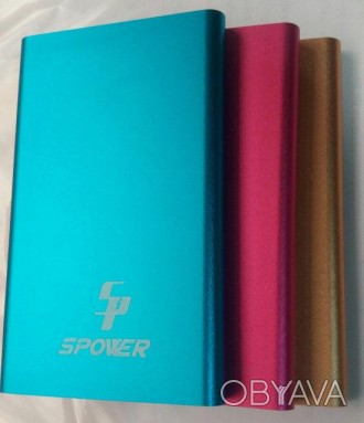 Ультратонкий внешний портативный аккумулятор Slim Power Bank 10000mAh (SPower). . . фото 1