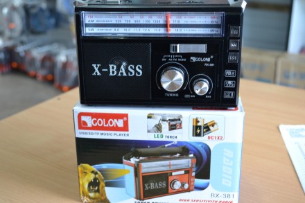 Радиоприемник GOLON RX-381 от сети USB SD радио с фонарем. Харьков. фото 1 Радиоприемник GOLON RX-381 от сети USB SD радио с фонарем. Харьков. фото 1