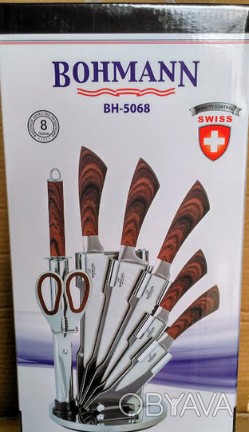 Описание набора ножей Bohmann BH 5068
Набор ножей Bohmann BH 5068 включает в себ. . фото 1