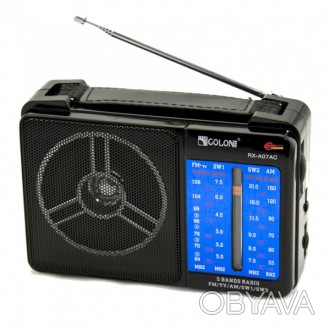 Радиоприемник принимает трансляции радиостанций в FM/TV/УКВ, AM, SW диапазонах. . . фото 1