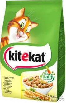 Огляд Сухий корм для котів Kitekat Курка з овочами
KITEKAT з куркою та овочами. . . фото 1