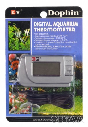 Опис 
Електронний термометр KW Zone для акваріума
Діапазон допустимих для нього . . фото 1