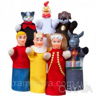 Кукольный театр 'БРЕМЕНСКИЕ МУЗЫКАНТЫ' (премиум упаковка, 7 персонажей, книжка) . . фото 1