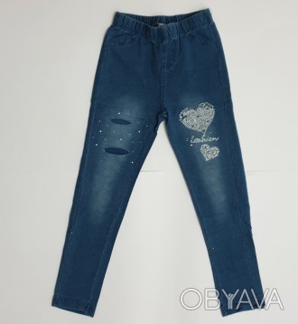 Модные лосины рванки под джинс для девочки
Хорошо тянутся, мягкие, приятные к те. . фото 1