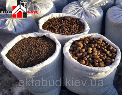 Керамзит 5-10мм фасований по 0,04м3 (керамзит 5 10 мм в мішках по 0,04м3). Киев. фото 1