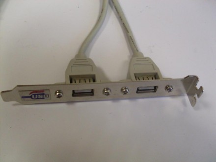 планка розширення USB, 2 порта (планка расширения)
Задня планка USB на 2 порта.. . фото 3