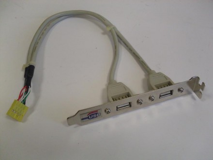 планка розширення USB, 2 порта (планка расширения)
Задня планка USB на 2 порта.. . фото 2