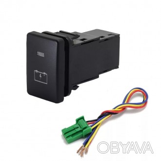 КНОПКА Battery с подсветкой Toyota (батарея, акб)
Матерьял : ABS пластик
Цвет : . . фото 1