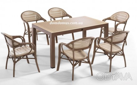 BAMBOO FOR 6, набор высококачественной пластиковой мебели (устойчивой к температ. . фото 1