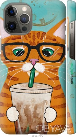 Чехол "Зеленоглазый кот в очках" для Apple iPhone 12 Pro MaxПредставляем Вашему . . фото 1