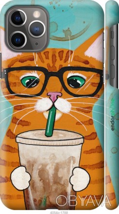 Чехол "Зеленоглазый кот в очках" для Apple iPhone 11 ProПредставляем Вашему вним. . фото 1