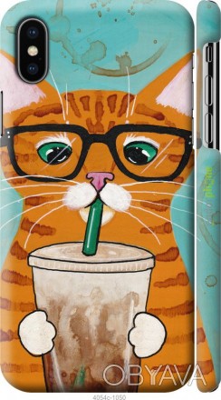 Чехол "Зеленоглазый кот в очках" для Apple iPhone XSПредставляем Вашему вниманию. . фото 1