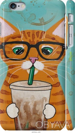 Чехол "Зеленоглазый кот в очках" для Apple iPhone 6 PlusПредставляем Вашему вним. . фото 1
