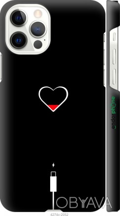 Чехол "Подзарядка сердца" для Apple iPhone 12 ProПредставляем Вашему вниманию ди. . фото 1